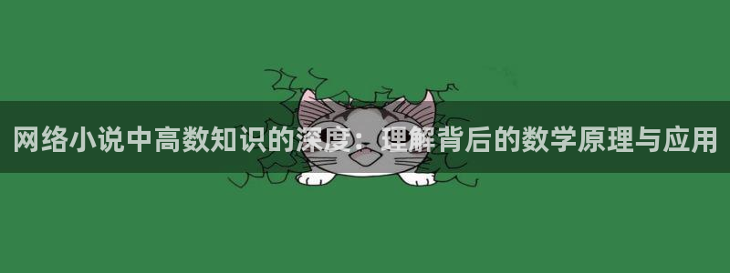 阿宾正传1—72与钰慧趣笔阁txt：网络小说中高数知识的深度：理解背后的数学原理与应用