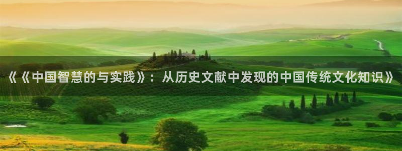 林枫与苏慕白小说趣笔阁：《《中国智慧的与实践》：从历史文献中发现的中国传统文化知识》